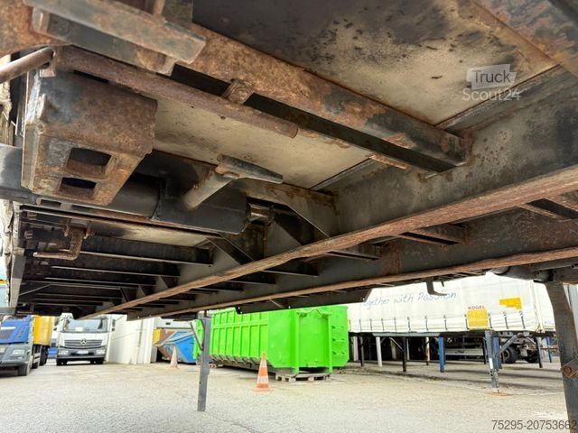 Wissellaadbak oplegger KÖGEL 745 BDF Brücke Edscha Schiebeplane InnenH 2,50m