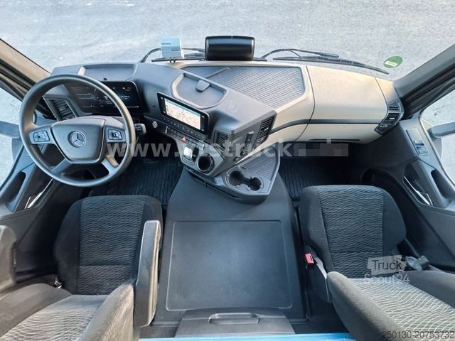 Plattewagen met zeil MERCEDES-BENZ Actros 2545 MP5 6x2 Palfinger 23.001 Tec3