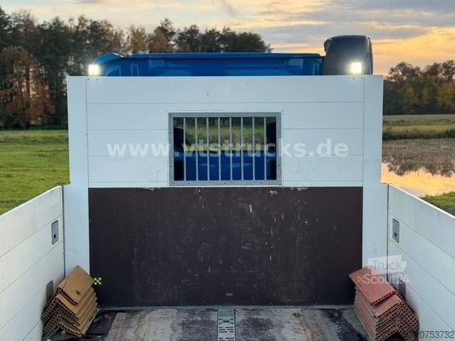 Plattewagen met zeil MERCEDES-BENZ Actros 2545 MP5 6x2 Palfinger 23.001 Tec3