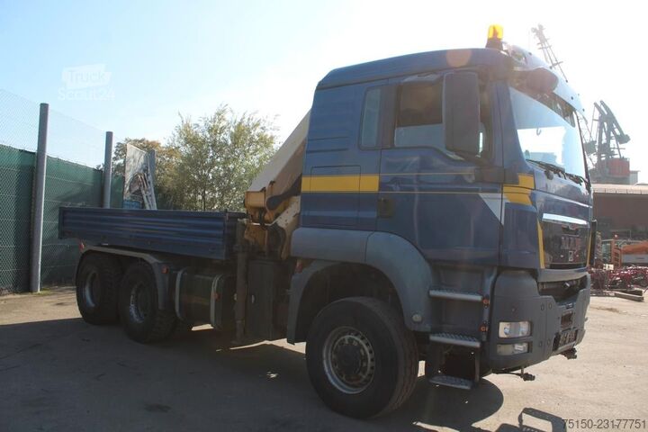 Schwerlast LKW/SZM MAN TGS 26.480 6x6 BLS ALLRAD KRAN HMF 2020K3 Nr 416