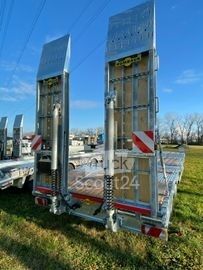 Lav læsser Humbaur Humbaur 3-Achser Tieflader Parabelfederung, LED+Zink+Warnp+3mPaket