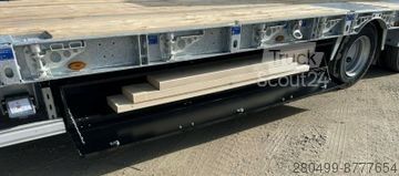 Lav læsser Humbaur Humbaur 3-Achser Tieflader Parabelfederung, LED+Zink+Warnp+3mPaket