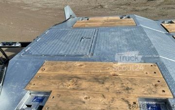 Lav læsser Humbaur Humbaur 3-Achser Tieflader Parabelfederung, LED+Zink+Warnp+3mPaket