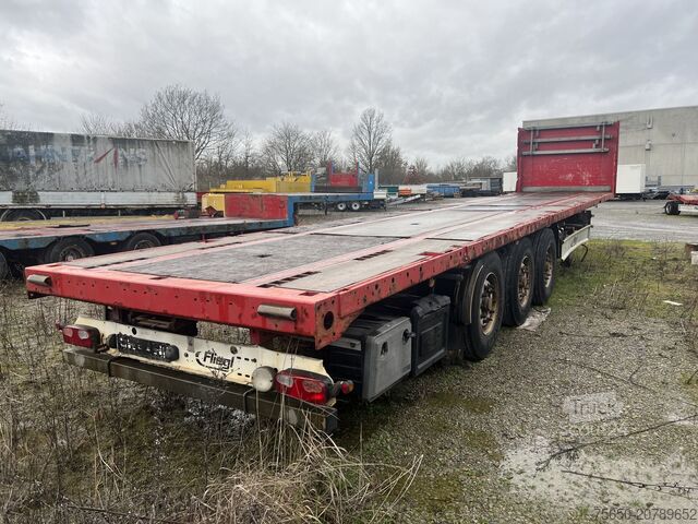 Odprta polprikolica Fliegl SDS350 3 Achs Sattelauflieger