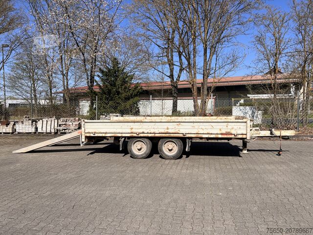 Rimorchio a pianale ribassato HIRTH TT Tandemtieflader