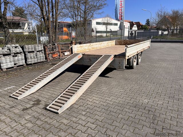 Rimorchio a pianale ribassato HIRTH TT Tandemtieflader