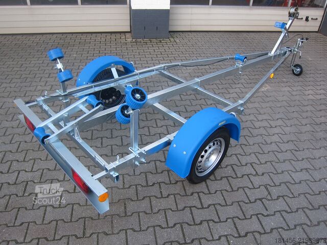 Laivo priekaba trailershop Boot Trailer Bootanhänger Neptun Navy 750kg sofort verfügbar nach Bestellung