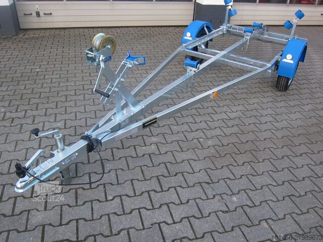 Laivo priekaba trailershop Boot Trailer Bootanhänger Neptun Navy 750kg sofort verfügbar nach Bestellung
