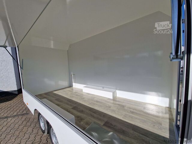 Прицеп-лавка trailershop Aero Retro Verkaufsanhänger Leerwagen für diy Ausbau 420x200x230cm sofort