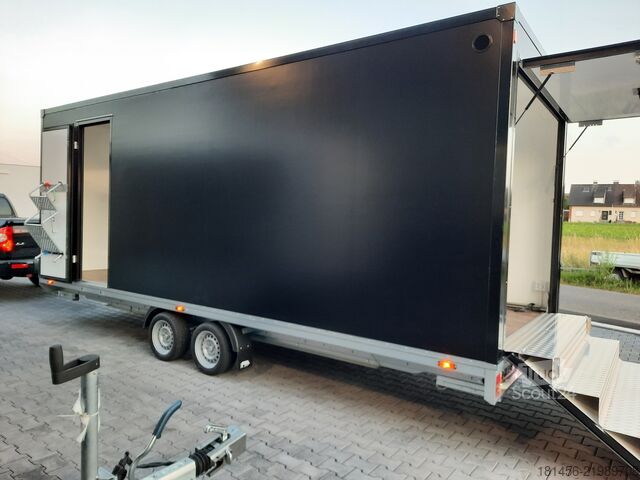 Remorque de vente trailershop Mobiler isolierter Verkauf Infostand