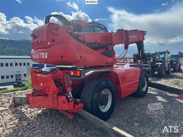 Gaffeltruck Manitou MRT 2150+ Rotating Telehandler – Jib, Pallet Forks