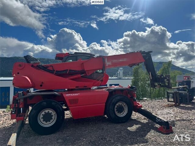 Gaffeltruck Manitou MRT 2150+ Rotating Telehandler – Jib, Pallet Forks
