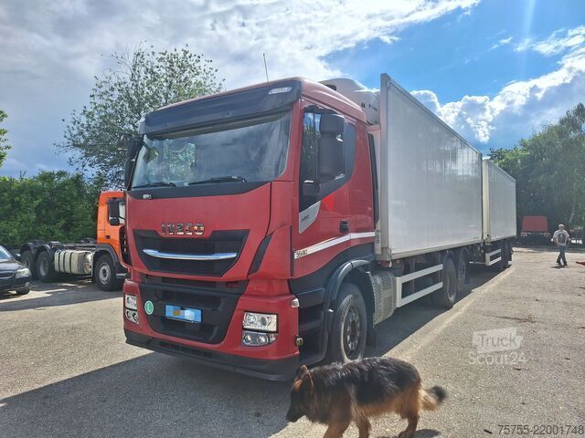 Chłodnia (samochód ciężarowy) Iveco Stealis 260S42 2018 Thermo-King T- TÜV 6x2