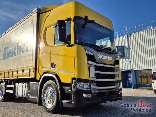 Camion plateau avec bâche Scania R450B6x2NB Pritsch PL LBW !!