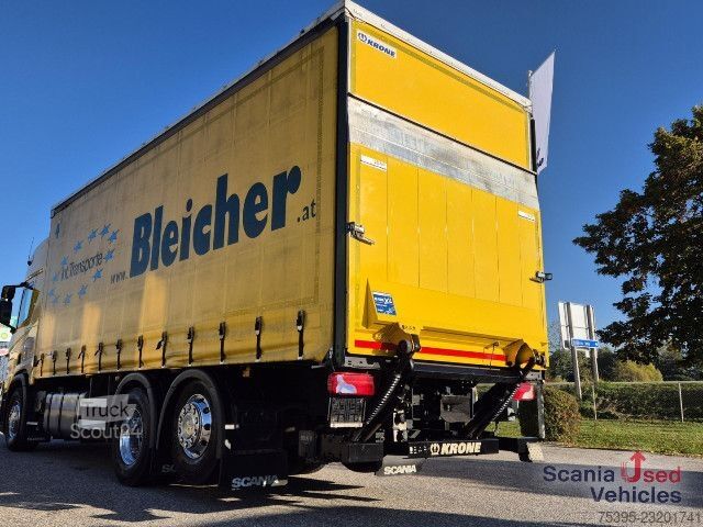 Camion plateau avec bâche Scania R450B6x2NB Pritsch PL LBW !!