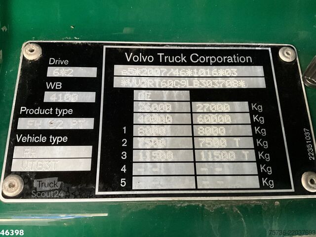 Štandard-SZM Volvo FH 540 6x2 Retarder Just 398.766 km!