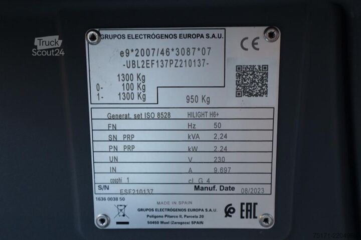 Светлинна кула Atlas Copco Hilight H6+ Valid inspection, Max Boom Height 8m,