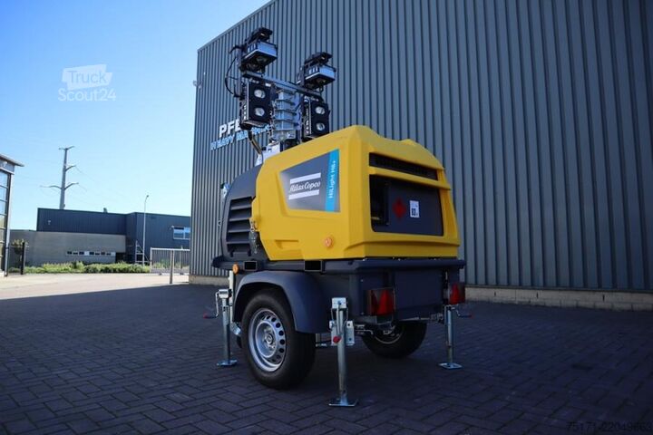 Светлинна кула Atlas Copco Hilight H6+ Valid inspection, Max Boom Height 8m,