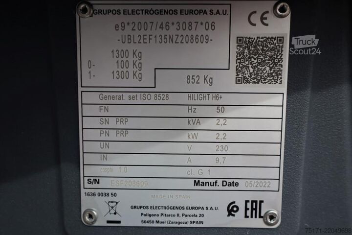 Светлинна кула Atlas Copco Hilight H6+ Valid inspection, Max Boom Height 8m,