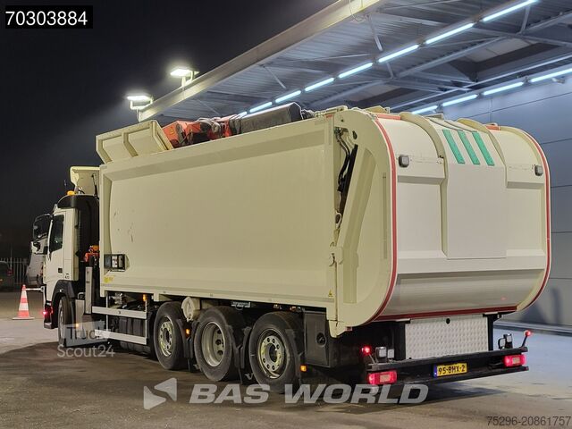 Garbage truck Volvo FM 420 FM 8X2 Palfinger PK 23501 Kran Crane VDL...