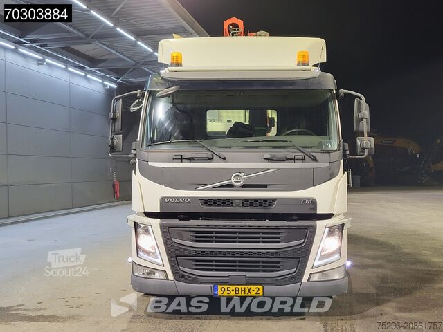 Garbage truck Volvo FM 420 FM 8X2 Palfinger PK 23501 Kran Crane VDL...