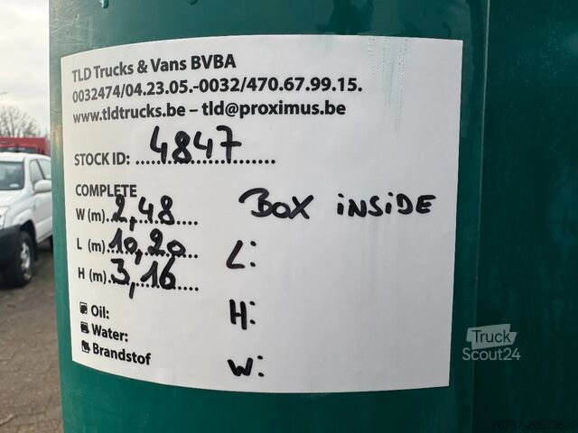 Bőrönd DAF 65.210 **BELGIAN TRUCK-FULL STEEL**