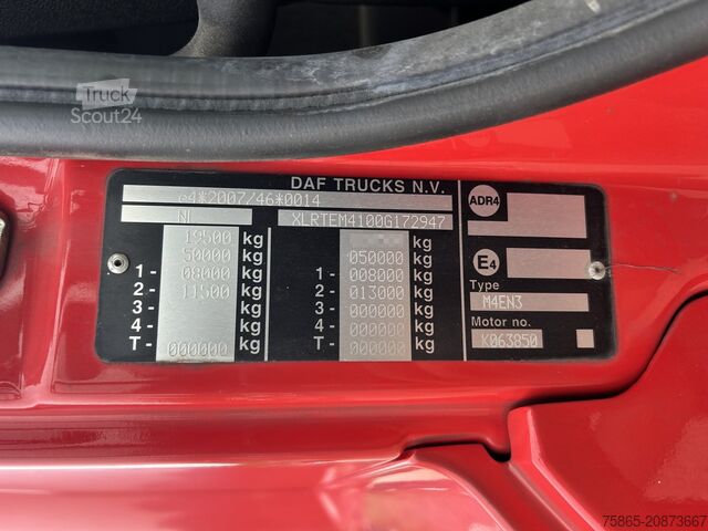 Standard-SZM DAF CF 410 FT Space Cab / 742 dkm / 2 Tanks / NL Truck