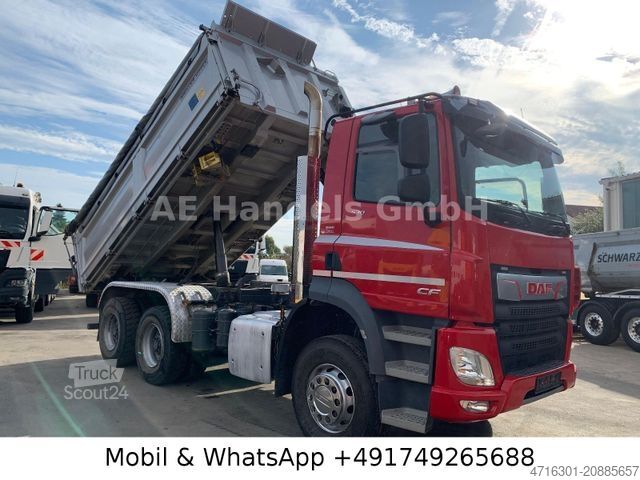 Camión volquete trilateral DAF CF 530 6x4 Meiller 12m3 *Intader/Bordmatik/AHK
