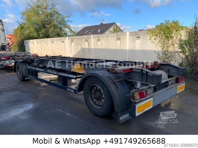 Remorcă cu șasiu interschimbabil KÖGEL AW 18 BDF Drehschemel *Scheibenbremsen/Vollluft