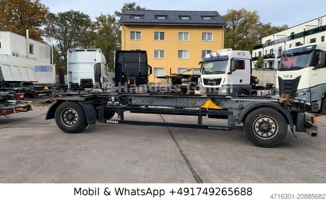 Remorcă cu șasiu interschimbabil KÖGEL AW 18 BDF Drehschemel *Scheibenbremsen/Vollluft