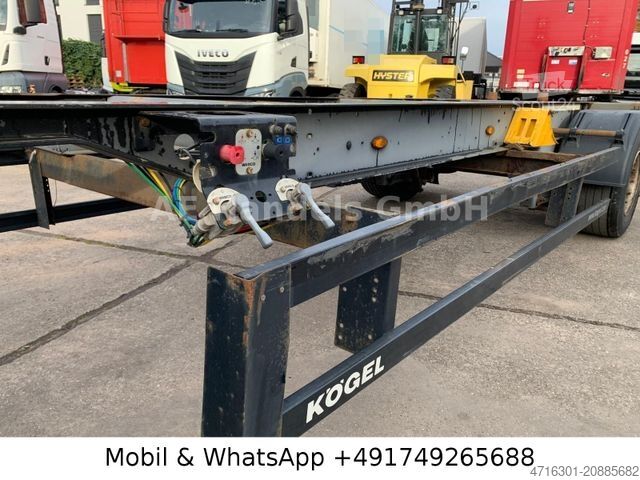 Remorcă cu șasiu interschimbabil KÖGEL AW 18 BDF Drehschemel *Scheibenbremsen/Vollluft