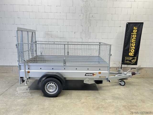 Remorcă  1304 F1 MR Gitter+Gitterrampe Kastenanhänger geb