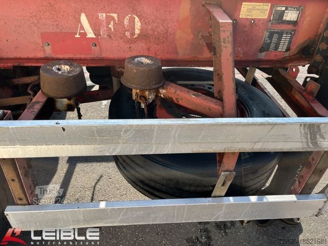 Semi-remorque à caisse mobile DOLL 20 feet / Fuss Containerchassis *BPW Achsen