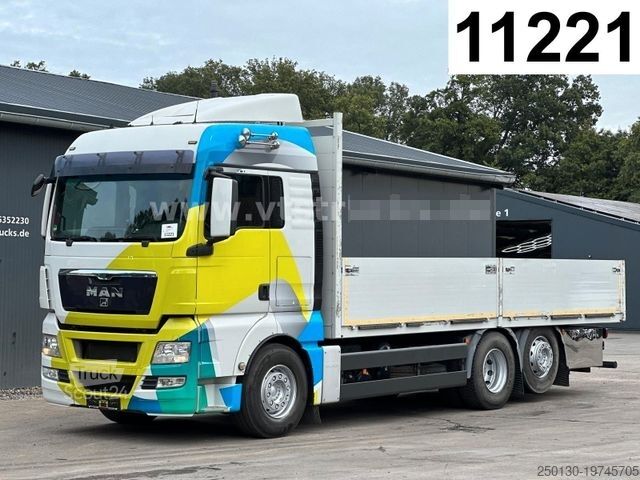 Vrachtauto met open laadbak MAN TGX 26.440 6x2 Pritsche Liftachse EURO 5