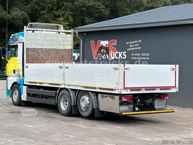 Vrachtauto met open laadbak MAN TGX 26.440 6x2 Pritsche Liftachse EURO 5
