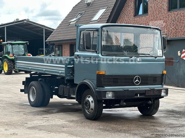 Driezijdige kipper bestelwagen MERCEDES-BENZ LPK 813 Meiller DSK Oldtimer H-Kennzeichen