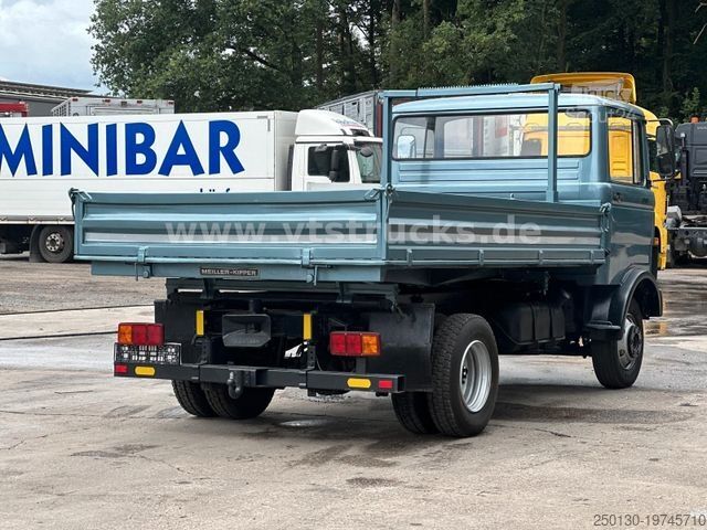 Driezijdige kipper bestelwagen MERCEDES-BENZ LPK 813 Meiller DSK Oldtimer H-Kennzeichen