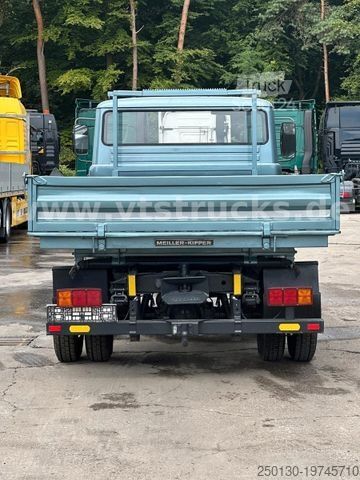 Driezijdige kipper bestelwagen MERCEDES-BENZ LPK 813 Meiller DSK Oldtimer H-Kennzeichen