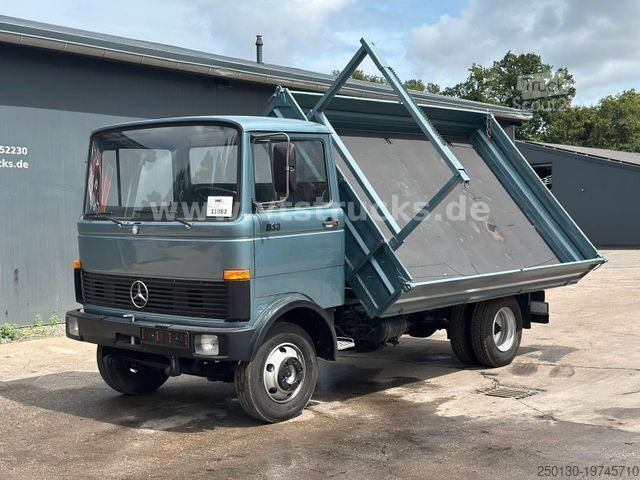 Driezijdige kipper bestelwagen MERCEDES-BENZ LPK 813 Meiller DSK Oldtimer H-Kennzeichen