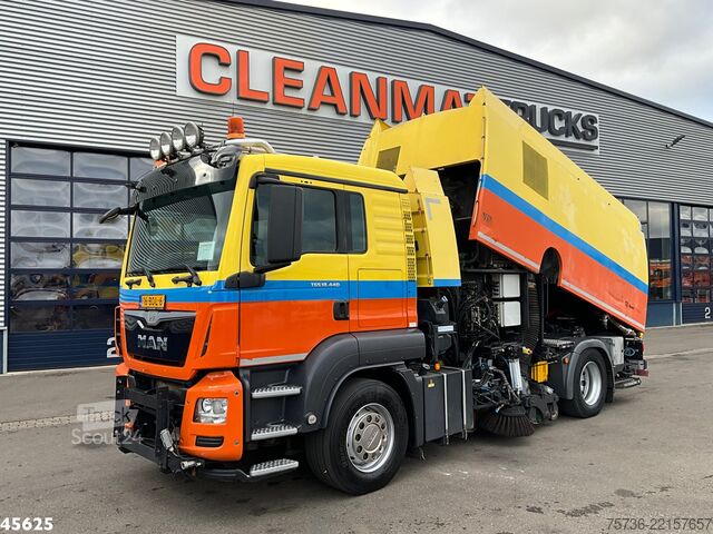Veegmachine Man TGS 18.440 Euro 6 Beam S9000 Wegdekreiniger lin...