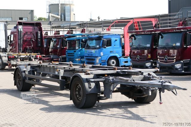 Remorcă cu șasiu interschimbabil  Fabag AH 18 BDF Wechselfahrgestell