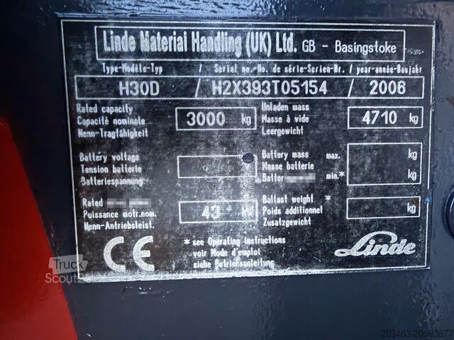 Forklift Linde H30D