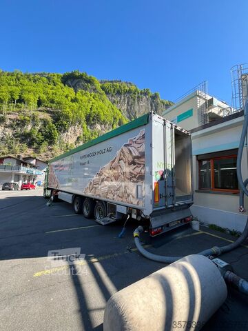 Walkingfloor met blaassysteem voor pellets Kraker CF 300 Schubboden mit Blaseinrichtung Pellets