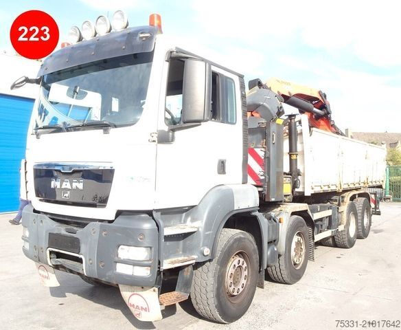 Autolaadkraan MAN TGS 41 440 8X4  PALFINGER  PK34002 SH + TIPPER