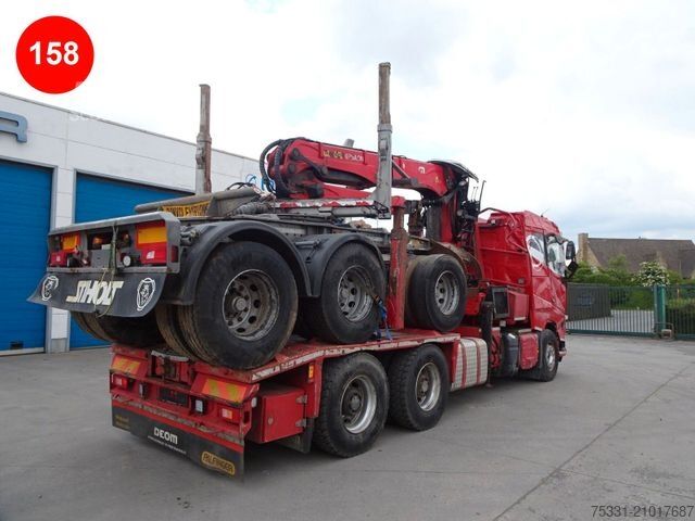 Camion forestier VOLVO FH 16 660 + DOLL M3K-10 36 TON SLEEPER CAB