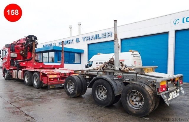 Camion forestier VOLVO FH 16 660 + DOLL M3K-10 36 TON SLEEPER CAB