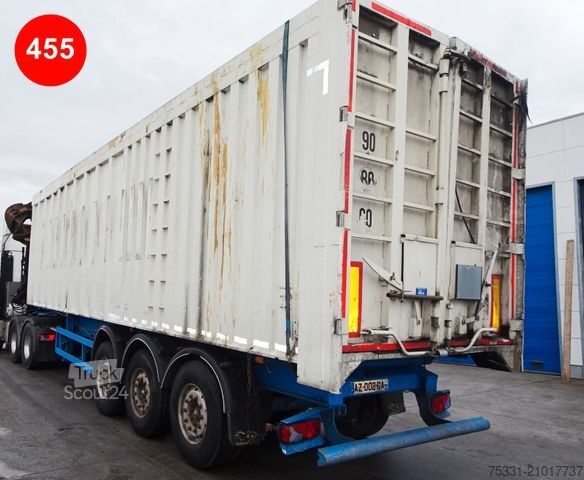 Semi-remorque benne BENALU SCRAPLINER 60M³ + CRANE