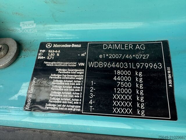 Special purpose truck Mercedes-Benz Arocs 1842 LS 4x4 HAD Arocs 1842 LS 4x4 HAD, HydroDrive, Kipphydraulik