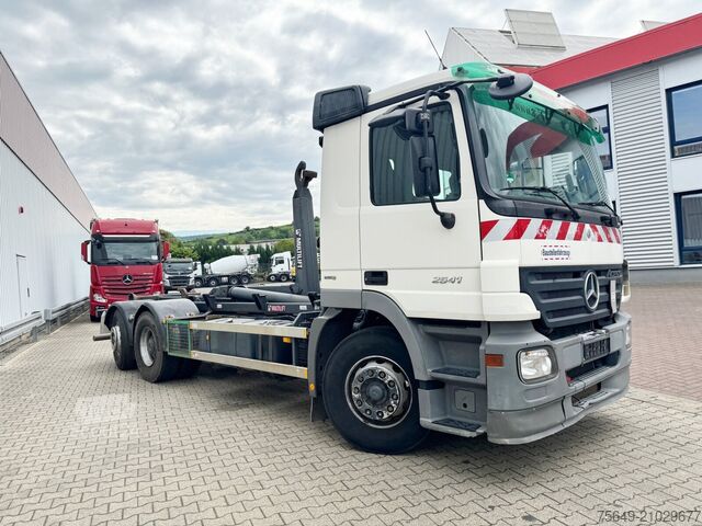 Camion benne à bras amovible Mercedes-Benz Actros 2541 L 6x2 Actros 2541 L 6x2, Retader, Lenkachse