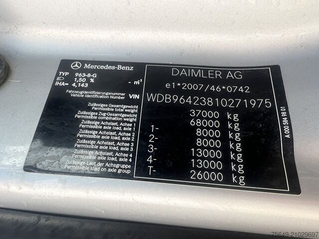 Special purpose truck Mercedes-Benz Arocs 3251 LK 8x4/4 Arocs 3251 LK 8x4/4, Retarder, Stahlmulde ca. 15m³, hydr. Heckklappe